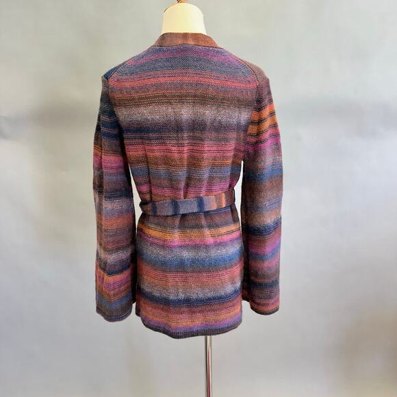 Trina Turk Wine Country Bosworth Self-Tie Wool-Blend Sweater Size - Picture 8 of 16